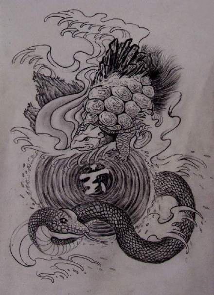 36款各风格蛇主题纹身手稿图片(11/36)