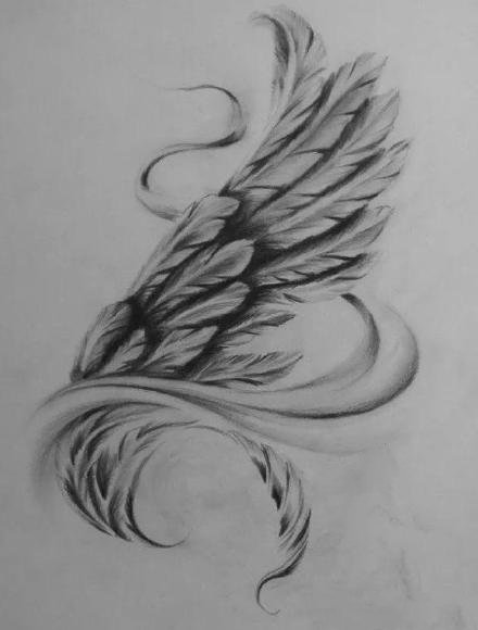 35款单双翅膀的纹身手稿图片(33/35)