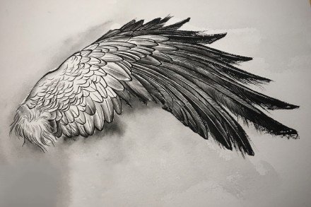 35款单双翅膀的纹身手稿图片(22/35)