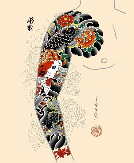 传统花臂的9款效果图赏析(2/9)