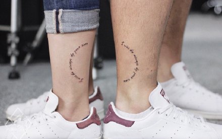 27款情侣纹身 它见证了你当时的爱情 即便将来分手 也是警醒你未来的一个标记