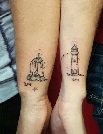 27款情侣纹身 它见证了你当时的爱情 即便将来分手 也是警醒你未来的一个标记