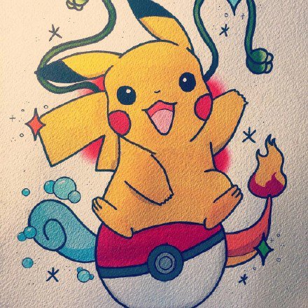 可爱的9张皮卡丘纹身图片