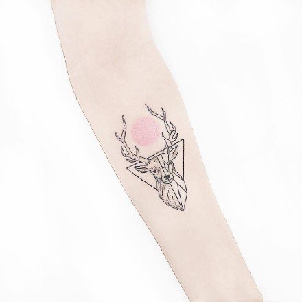 一组女生可爱的小清新彩色手臂纹身图案(9/9)