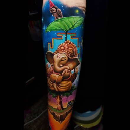 九款欧美写实彩色纹身图案欣赏