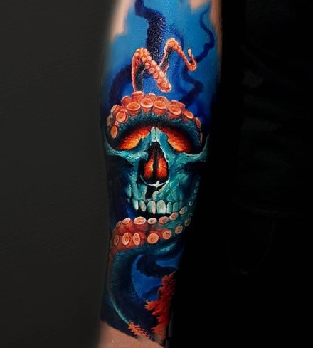 九款欧美写实彩色纹身图案欣赏