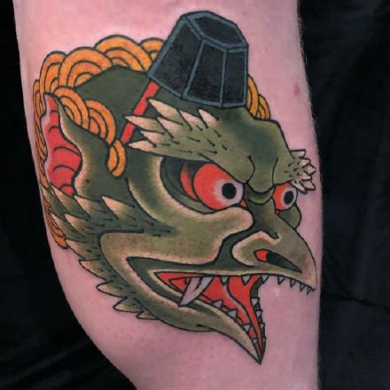 九款彩色艳丽的传统纹身图案欣赏