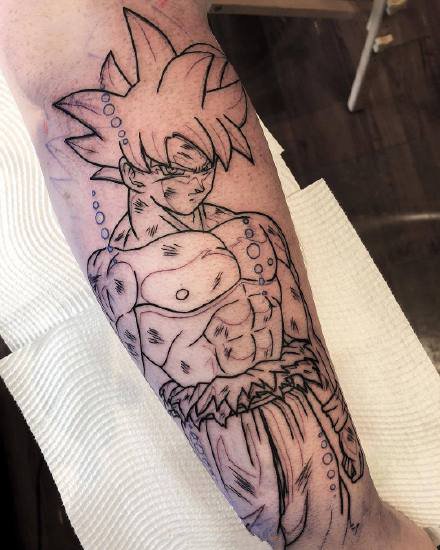 九款可爱的彩色卡通纹身图案欣赏