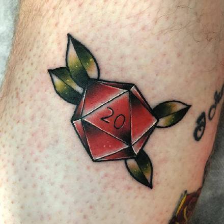 九款可爱的彩色卡通纹身图案欣赏