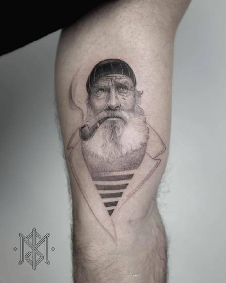 九款暗黑点刺帅气的纹身图案欣赏