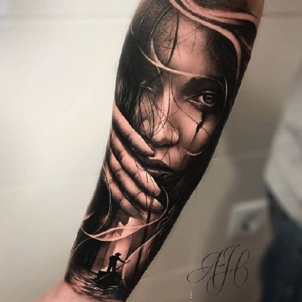 一组比较酷的欧美手臂纹身图案