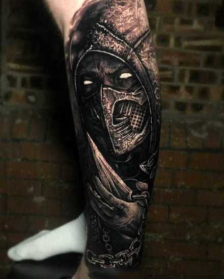 一组比较酷的欧美手臂纹身图案