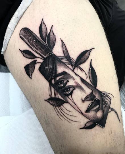 一组暗黑霸气的欧美男生纹身图案欣赏