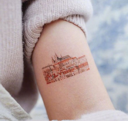 一组小清新刺青纹身图案欣赏