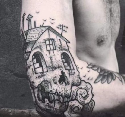 一组关节处 折叠纹身图案欣赏