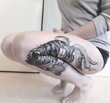 一组关节处 折叠纹身图案欣赏