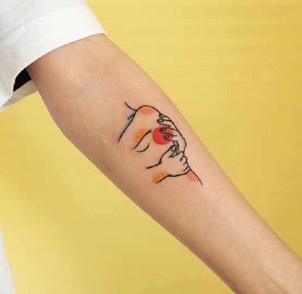 一组创意彩色纹身图案欣赏