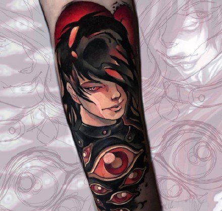 New school tattoo卡通动漫纹身图案