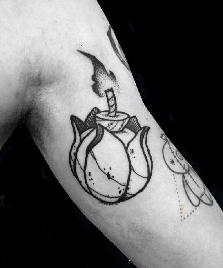 一组黑灰创意纹身图案欣赏