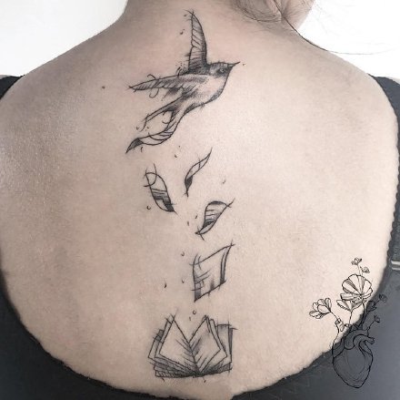 一组黑灰创意纹身图案欣赏