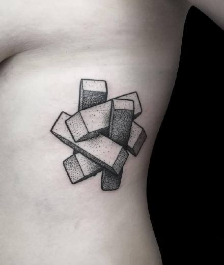 一组黑灰创意纹身图案欣赏