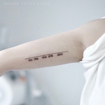 一组夏日清新小纹身图案欣赏