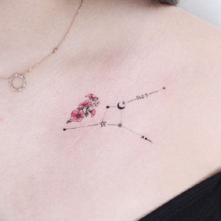 一组小清新好看纹身图案