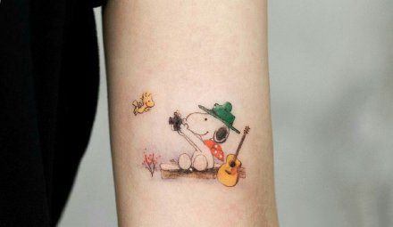 一组简单可爱的小清新纹身图案