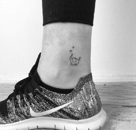 一组简单可爱的小清新纹身图案