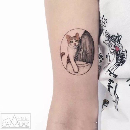 一组小清新超可爱的纹身图案