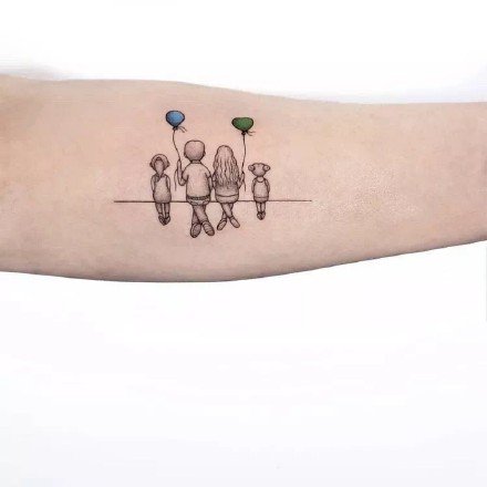 一组小清新超可爱的纹身图案