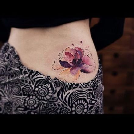 一组中国风水墨纹身图案欣赏