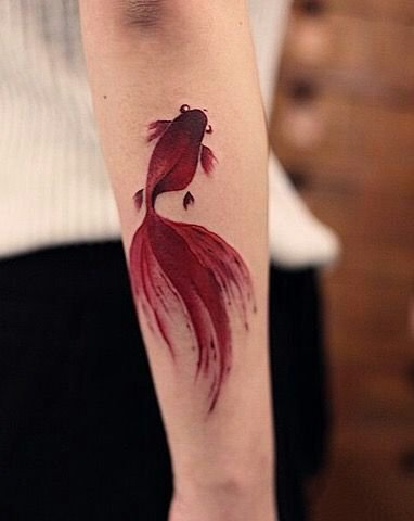 一组中国风水墨纹身图案欣赏