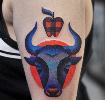 一组创意色彩纹身图案欣赏