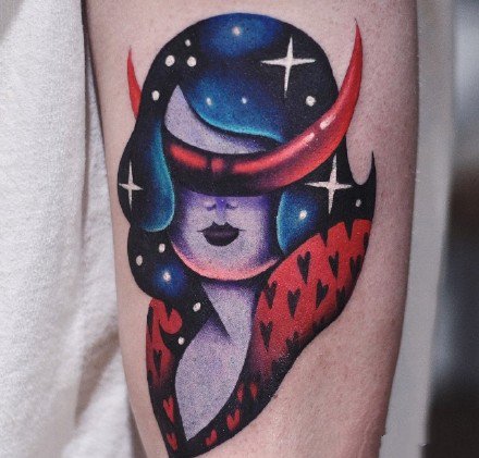 一组创意色彩纹身图案欣赏