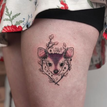 一组精致小清新可爱纹身图案