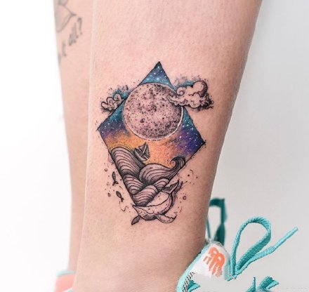 一组清新•创意•彩色纹身图案