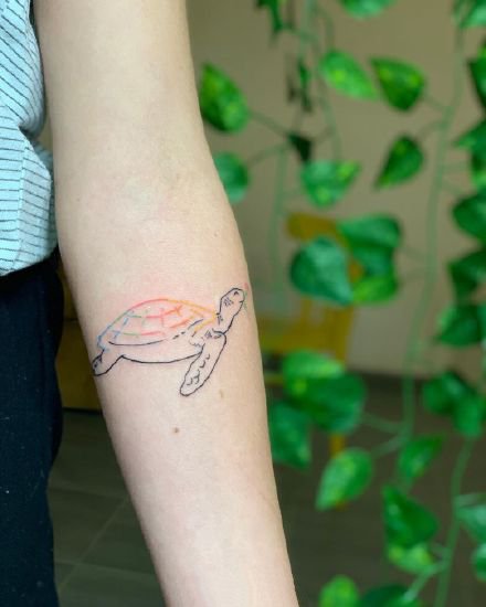 一组小清新夏日风情纹身图案