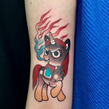 一组可爱搞怪oldschool纹身图案