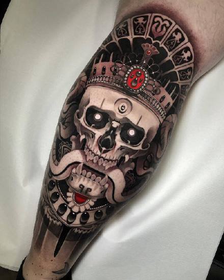 一组newschool霸气的纹身图案