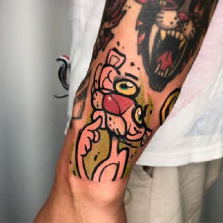 一组newschool彩绘纹身图案