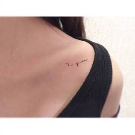 一组小清新可爱风纹身图案