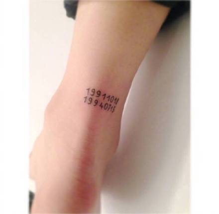 一组小清新可爱风纹身图案