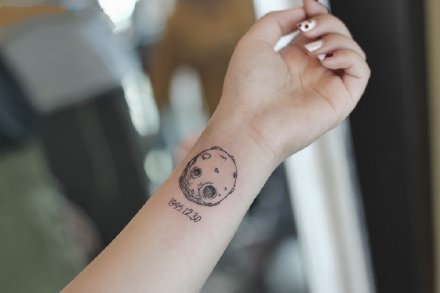 一组可爱的女生小清新纹身