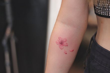 一组可爱的女生小清新纹身