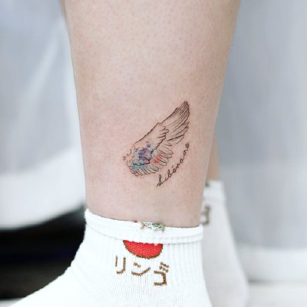 一组可爱的小清新风格纹身