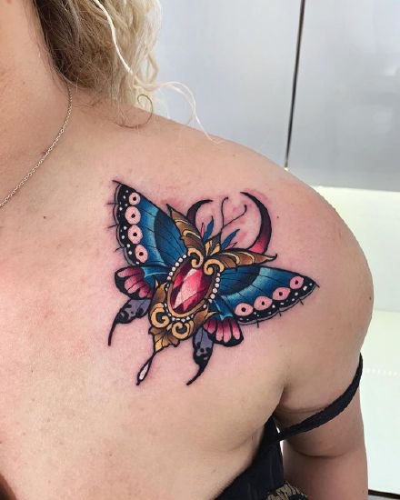 一组欧美的彩色纹身图案欣赏