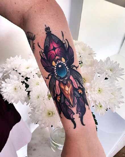 一组欧美的彩色纹身图案欣赏