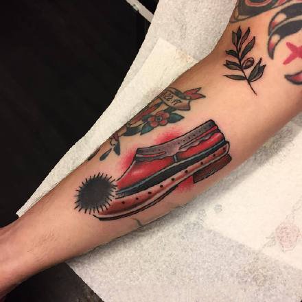 一组oldschool风格的彩色欧美小图