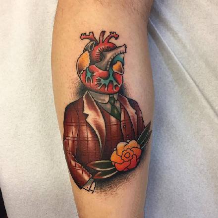 一组oldschool风格的彩色欧美小图